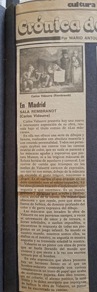 Mario Antol&iacute;n- Real Academia de Bellas Artes de San Fernando- 1979